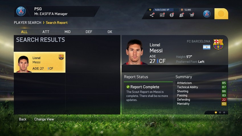 Fifa 15 manager mode potentials
