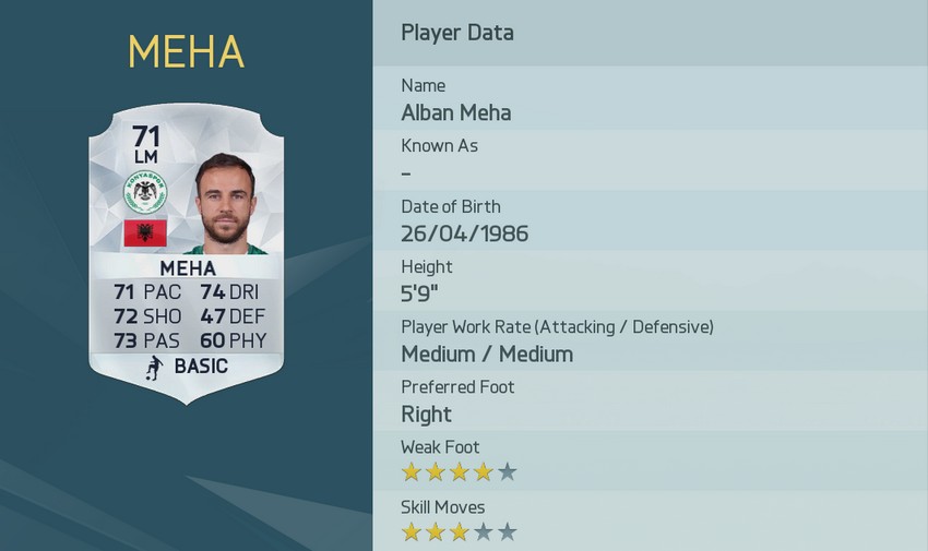 Alban Meha är en av de bästa frisparksskyttarna i FIFA 16